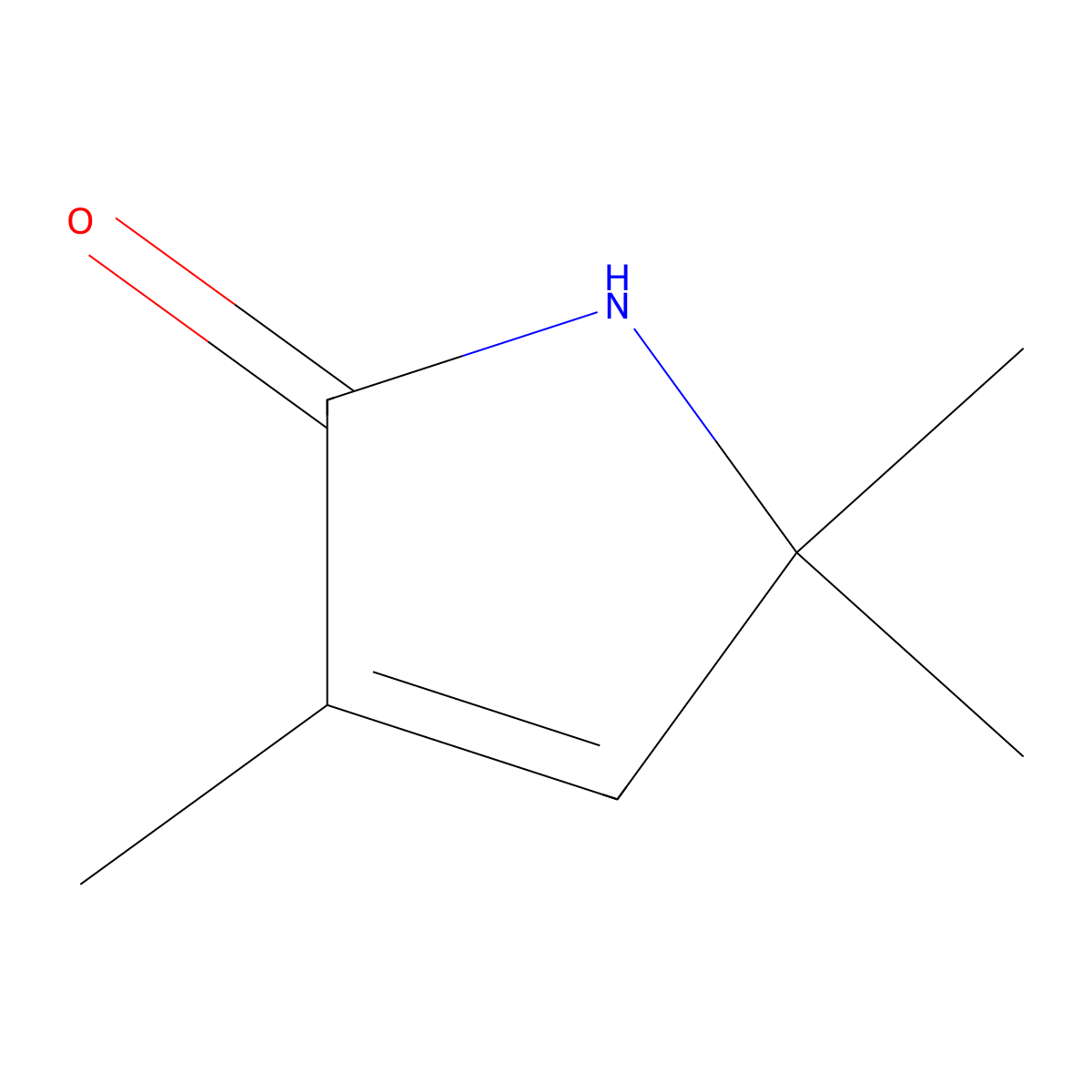 3,5,5-Trimethyl-2,5-dihydro-1-pyrrol-2-one molecular structure, CAS 73119-56-9
