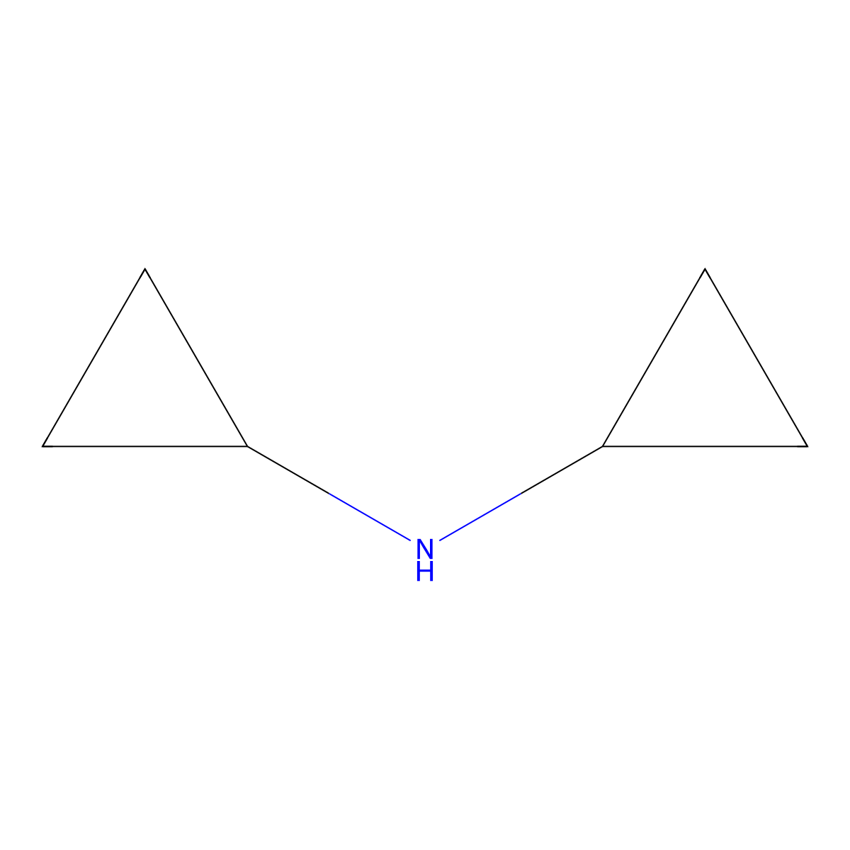 N-Cyclopropylcyclopropanamine molecular structure, CAS 73121-95-6