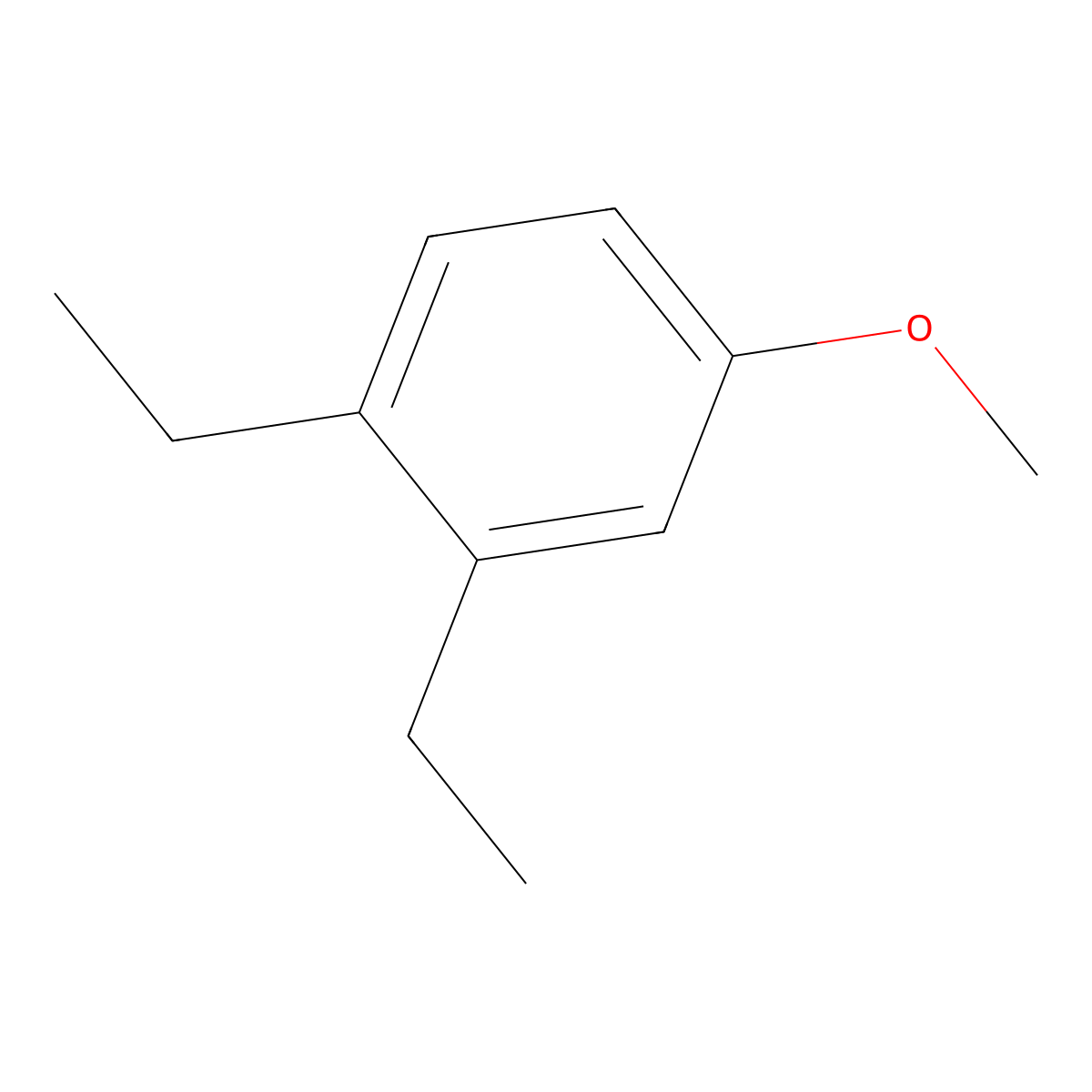 1,2-Diethyl-4-methoxybenzene molecular structure, CAS 73124-56-8