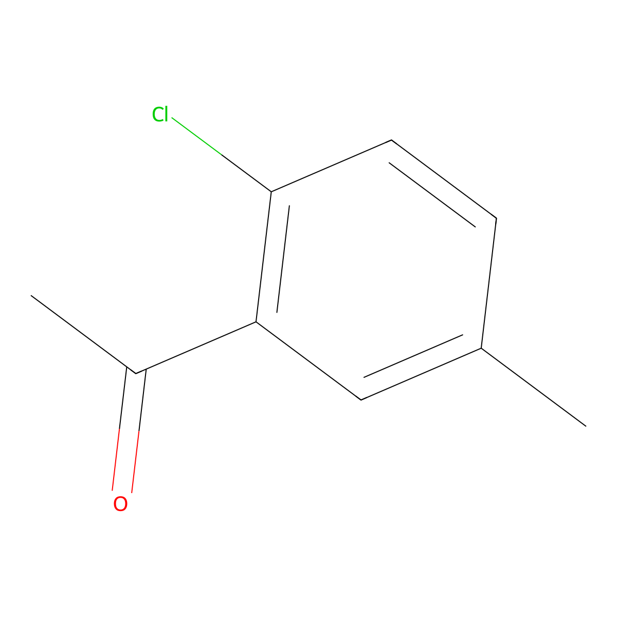 1-(2-Chloro-5-methylphenyl)ethanone molecular structure, CAS 73129-52-9