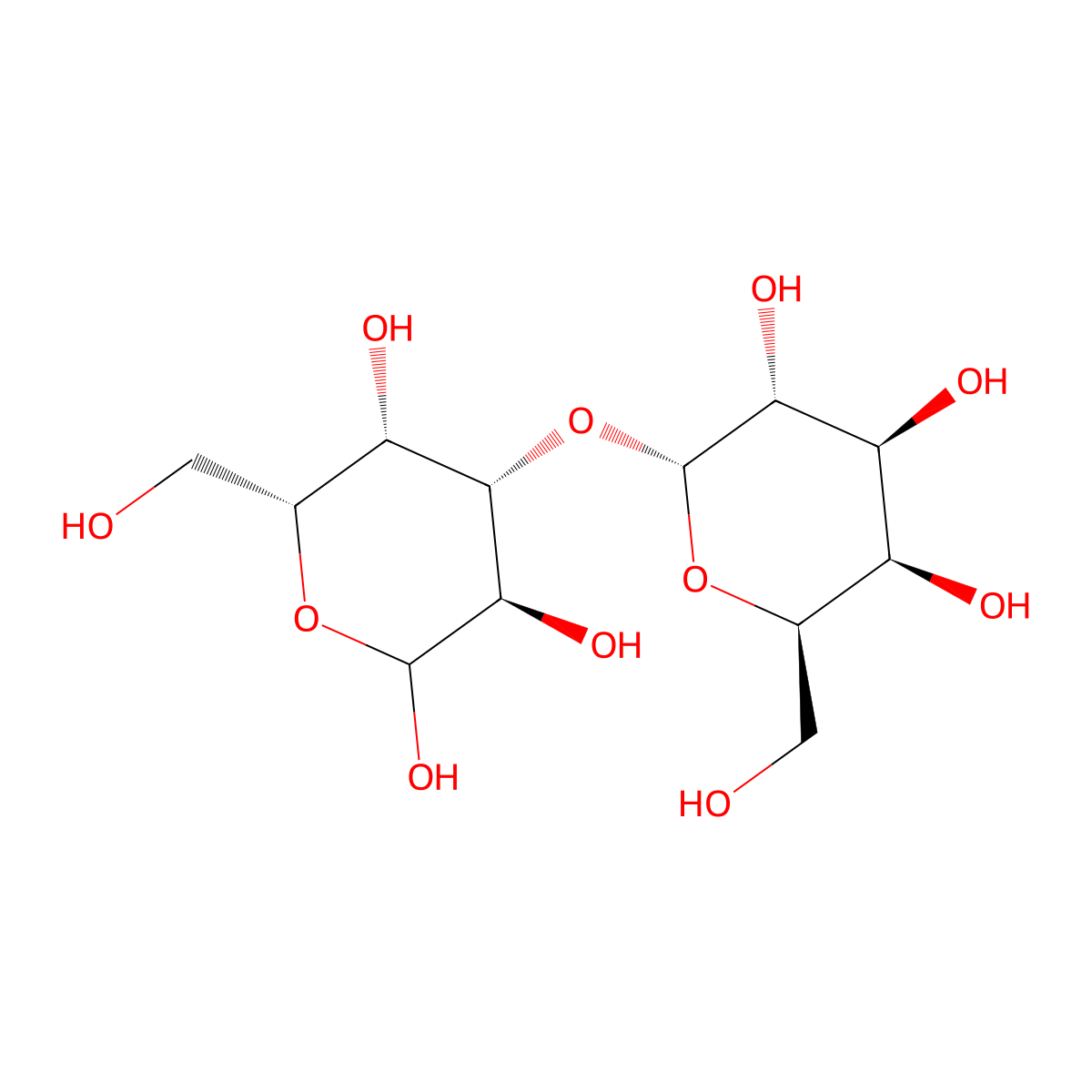 3-O-alpha-D-galactopyranosyl-D-galactopyranose molecular structure, CAS 7313-98-6
