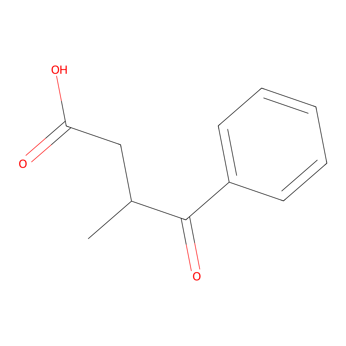 3-Methyl-4-oxo-4-phenylbutanoic acid molecular structure, CAS 7315-67-5