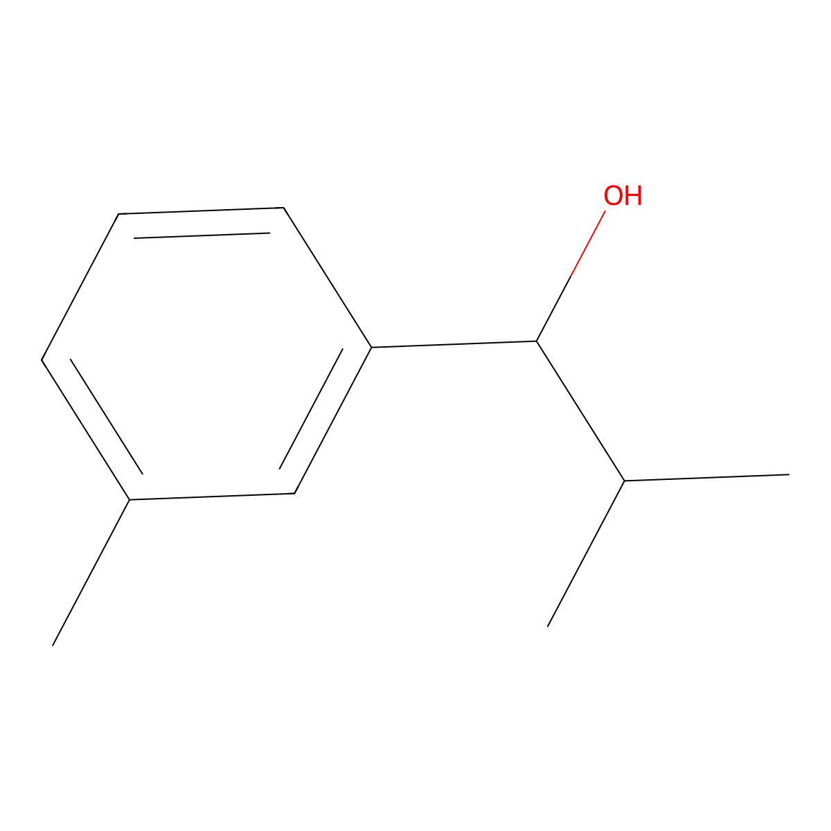 2-Methyl-1-(m-tolyl)propan-1-ol molecular structure, CAS 7315-74-4