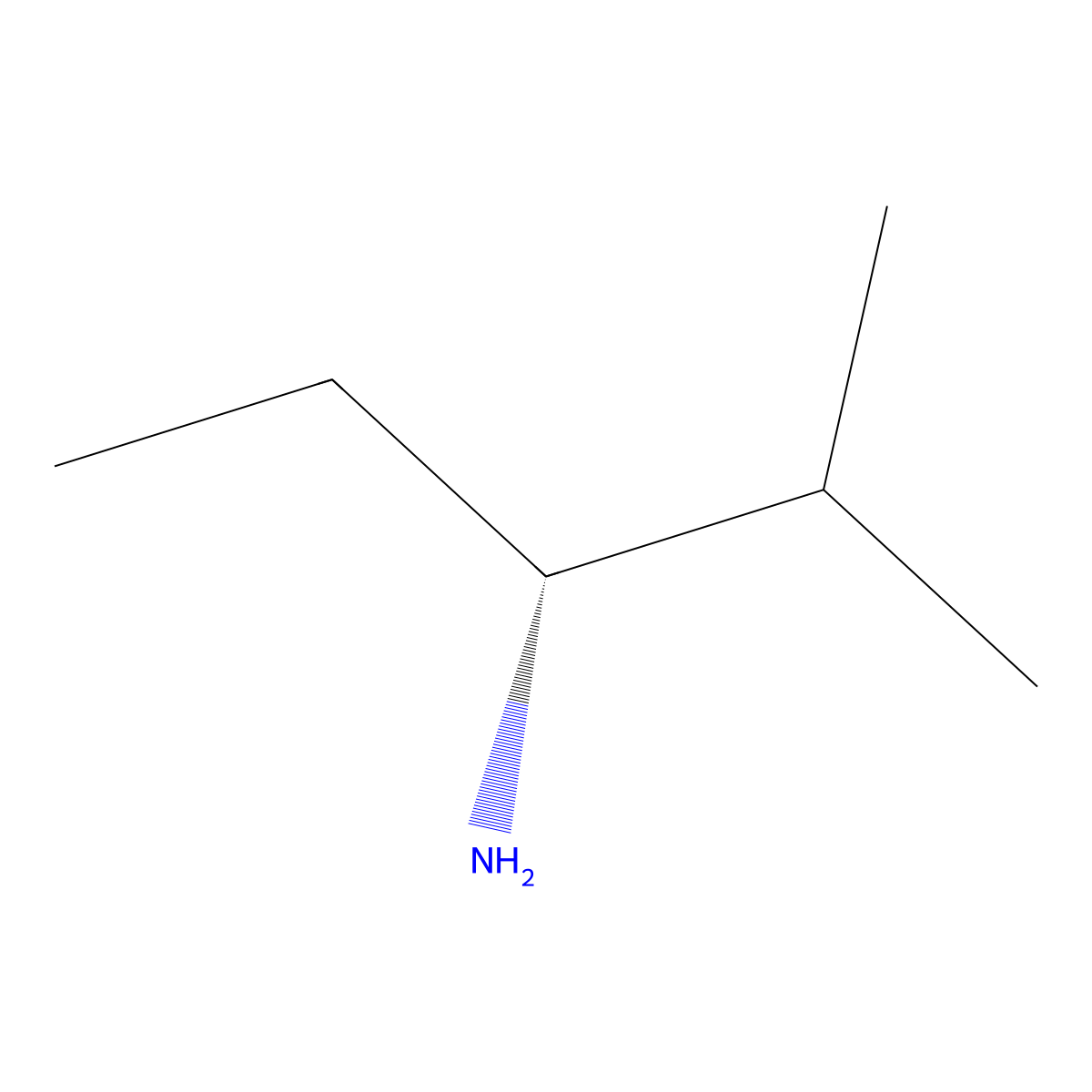 (3R)-2-methylpentan-3-amine molecular structure, CAS 73153-76-1