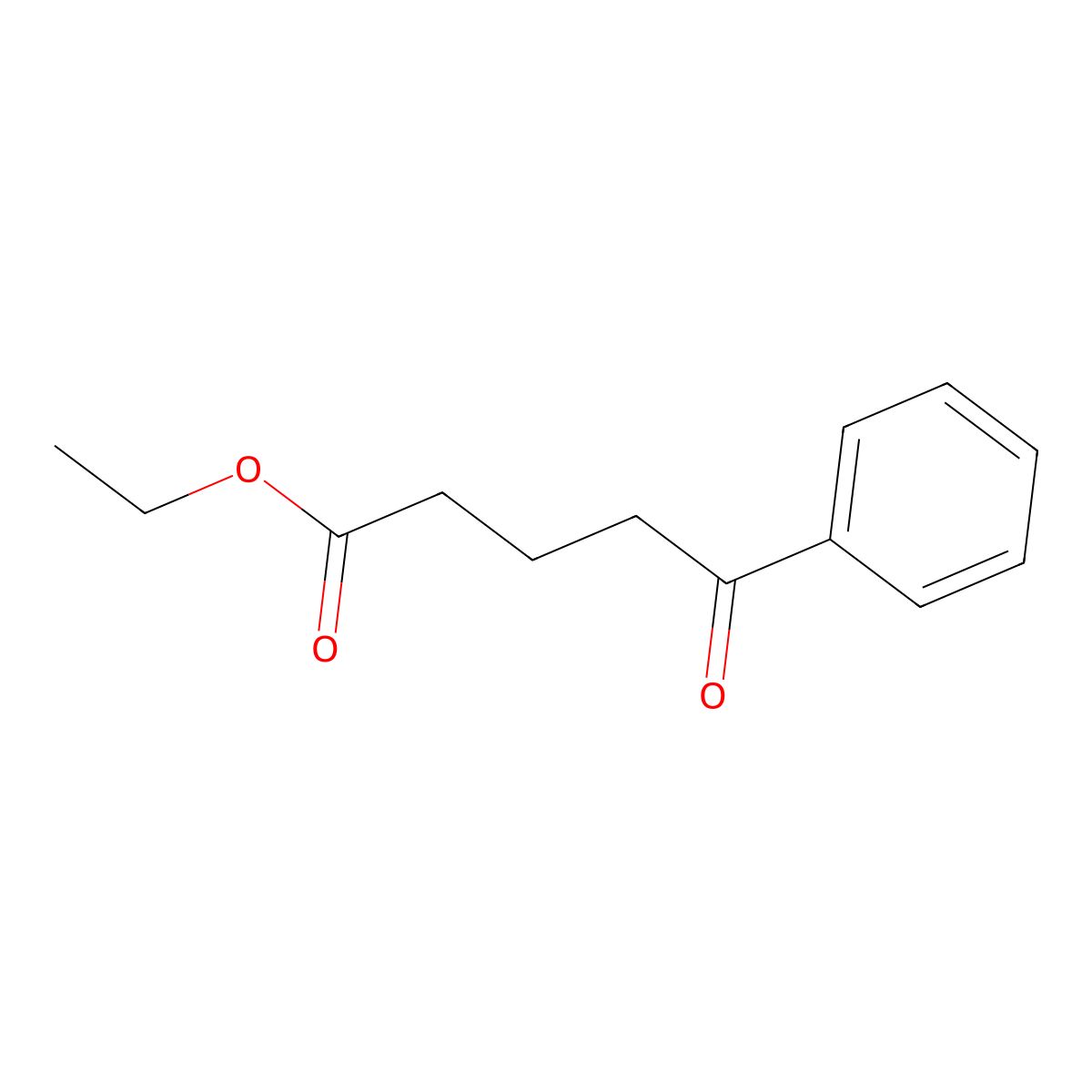 Ethyl 5-oxo-5-phenylpentanoate molecular structure, CAS 73172-56-2