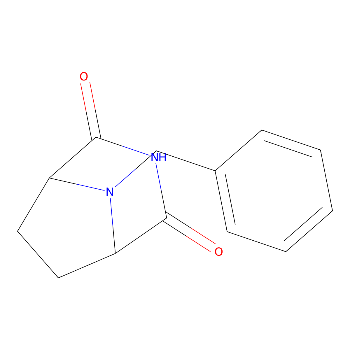 8-Benzyl-3,8-diazabicyclo[3.2.1]octane-2,4-dione molecular structure, CAS 731771-55-4