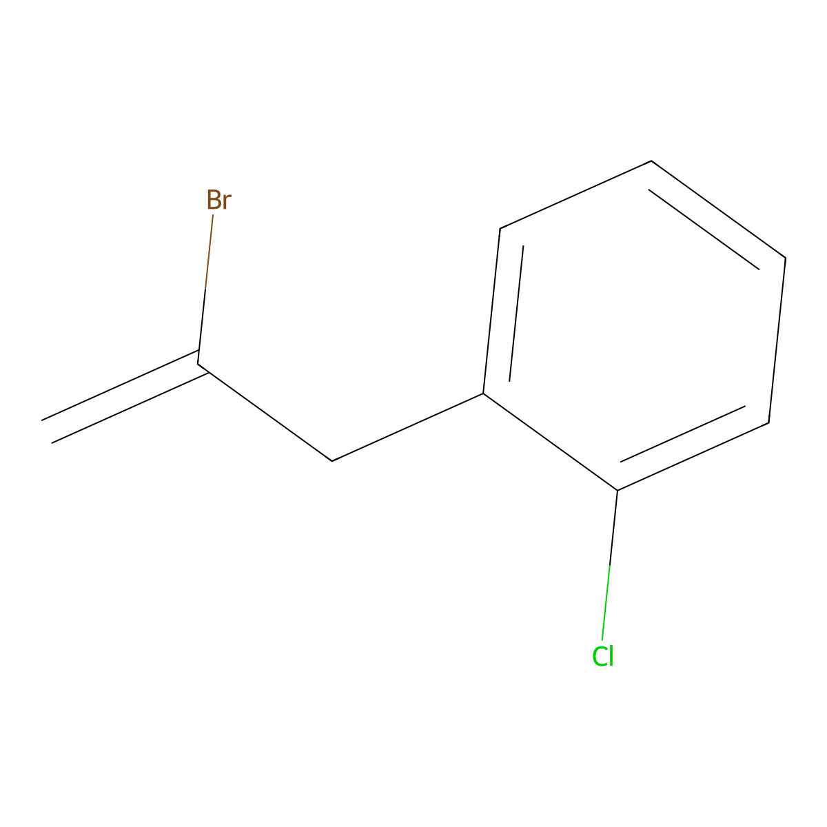 2-Bromo-3-(2-chlorophenyl)-1-propene molecular structure, CAS 731772-01-3