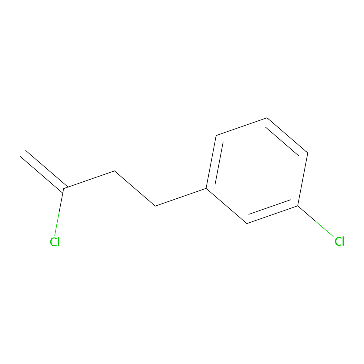 2-Chloro-4-(3-chlorophenyl)-1-butene molecular structure, CAS 731772-05-7