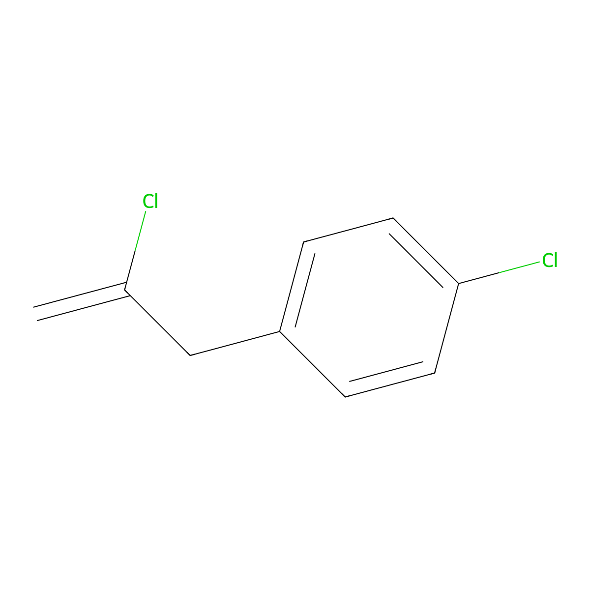2-Chloro-3-(4-chlorophenyl)-1-propene molecular structure, CAS 731772-09-1