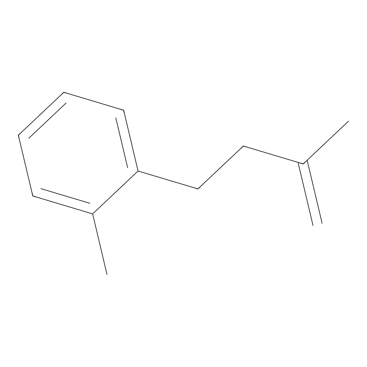 2-Methyl-4-(2-methylphenyl)-1-butene molecular structure, CAS 731772-15-9