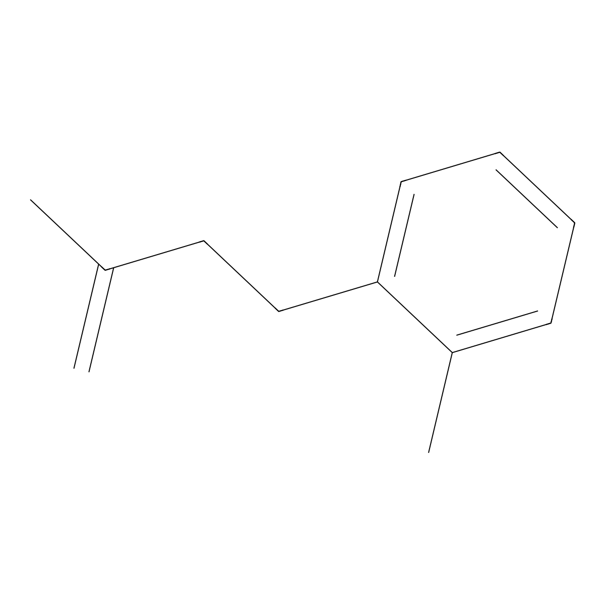 2-Methyl-4-(2-methylphenyl)-1-butene molecular structure, CAS 731772-15-9