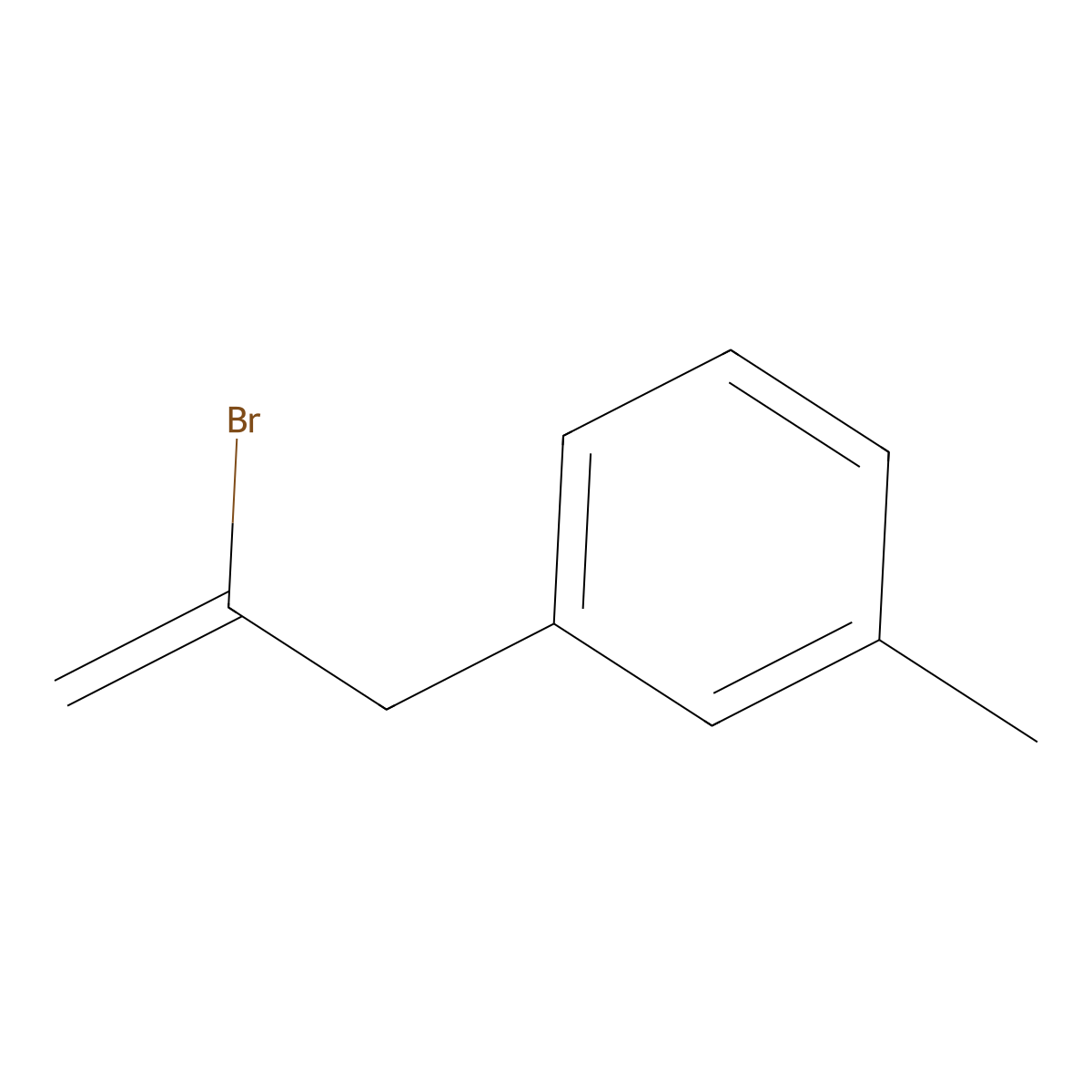 2-Bromo-3-(3-methylphenyl)-1-propene molecular structure, CAS 731772-18-2