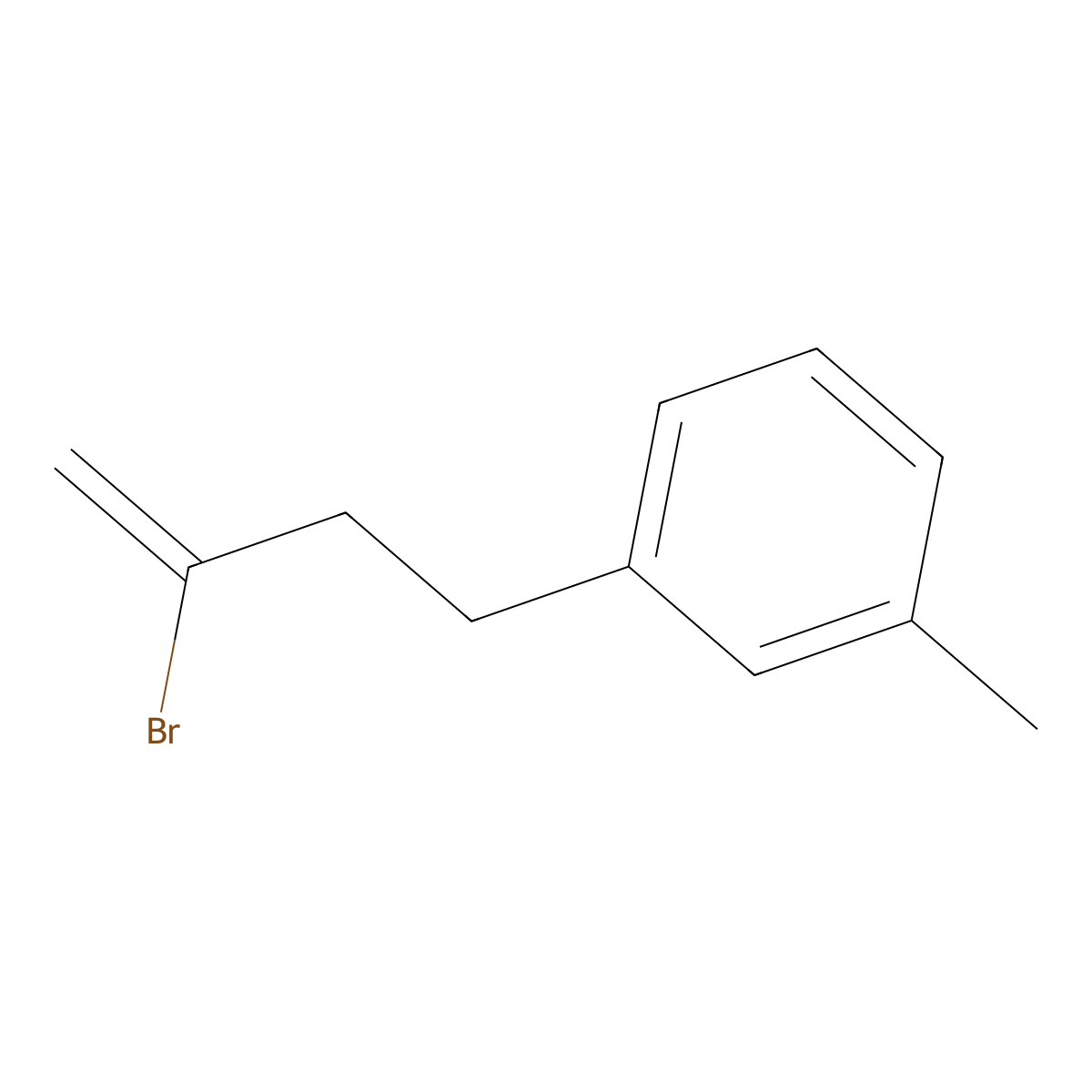 2-Bromo-4-(3-methylphenyl)-1-butene molecular structure, CAS 731772-19-3