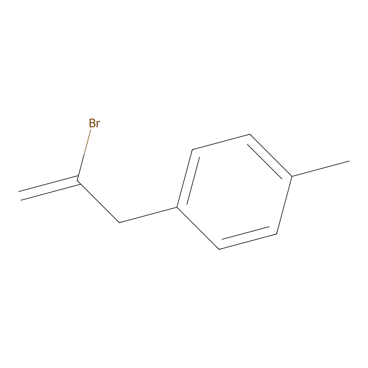 2-Bromo-3-(4-methylphenyl)-1-propene molecular structure, CAS 731772-21-7