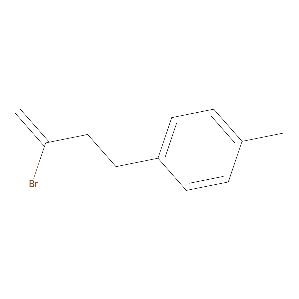 2-Bromo-4-(4-methylphenyl)-1-butene molecular structure, CAS 731772-22-8