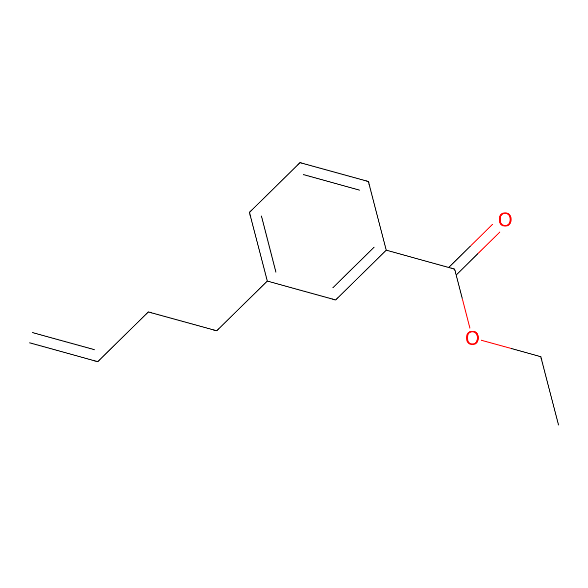 Ethyl 3-(but-3-en-1-yl)benzoate molecular structure, CAS 731772-84-2