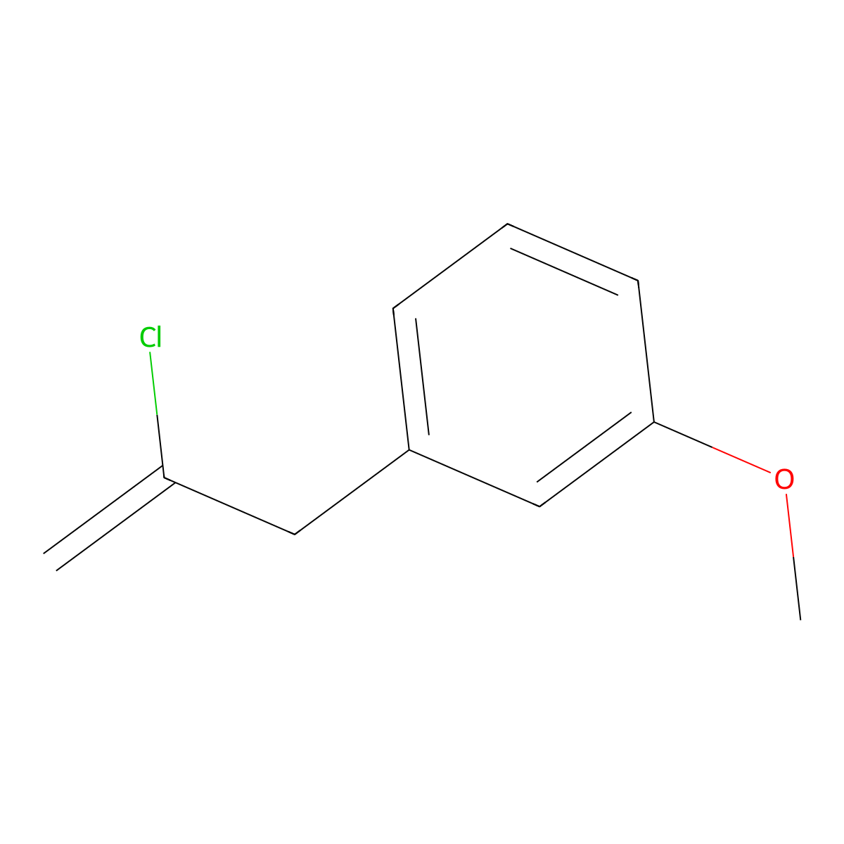 2-Chloro-3-(3-methoxyphenyl)-1-propene molecular structure, CAS 731773-16-3