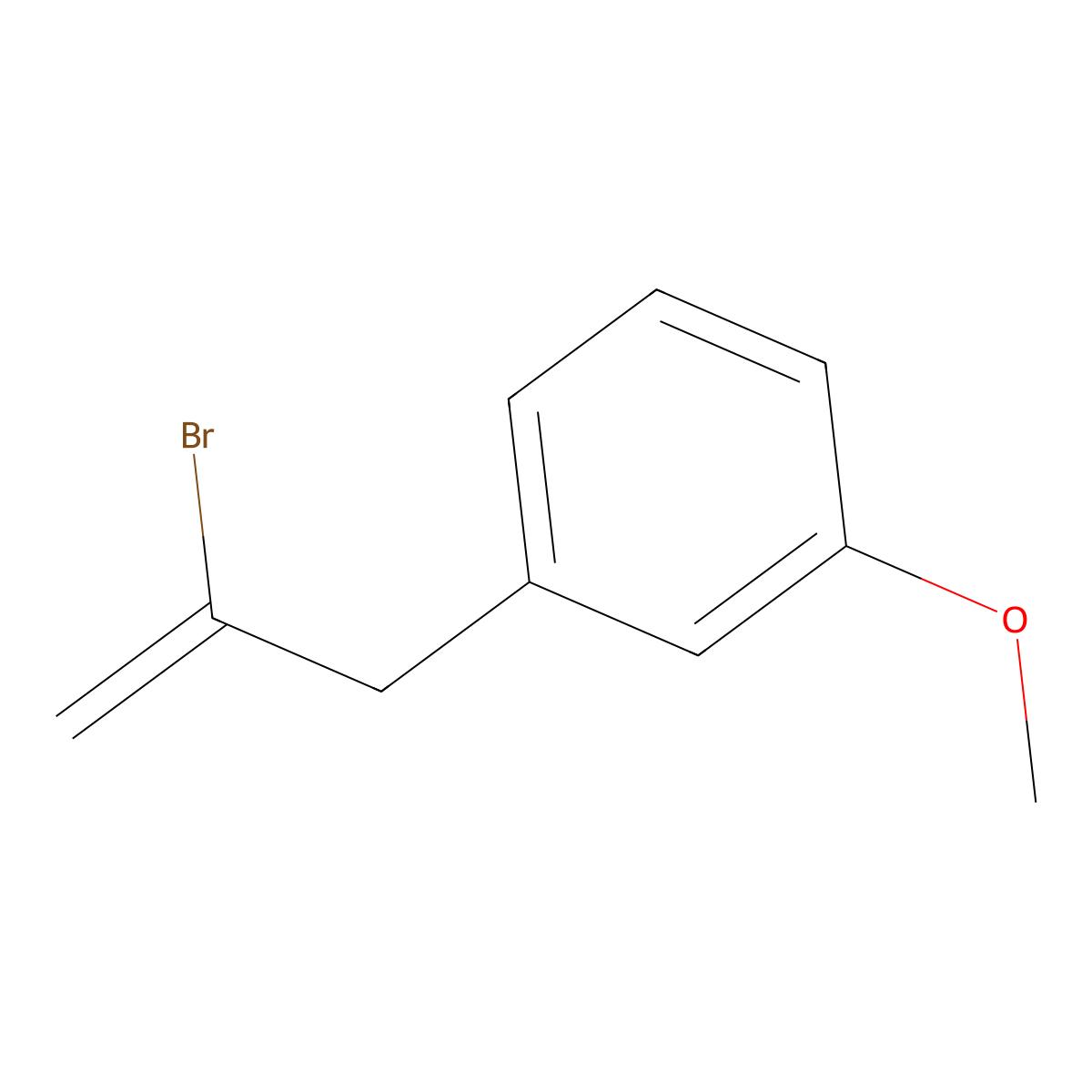 2-Bromo-3-(3-methoxyphenyl)-1-propene molecular structure, CAS 731773-18-5