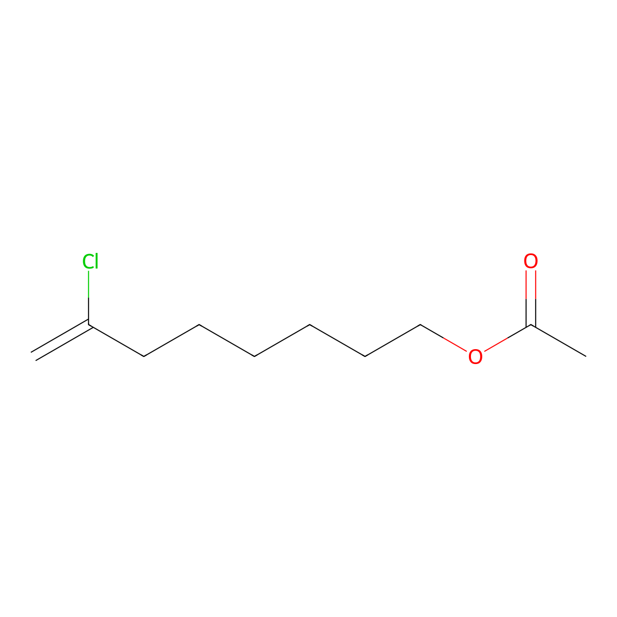 8-Acetoxy-2-chloro-1-octene molecular structure, CAS 731773-22-1
