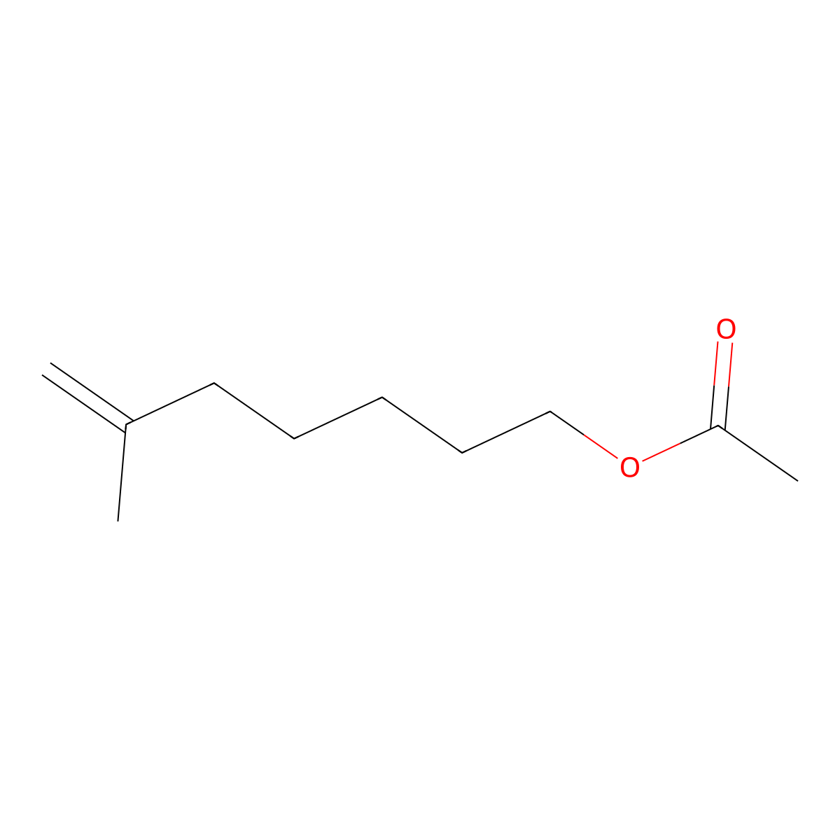 7-Acetoxy-2-methyl-1-heptene molecular structure, CAS 731773-25-4