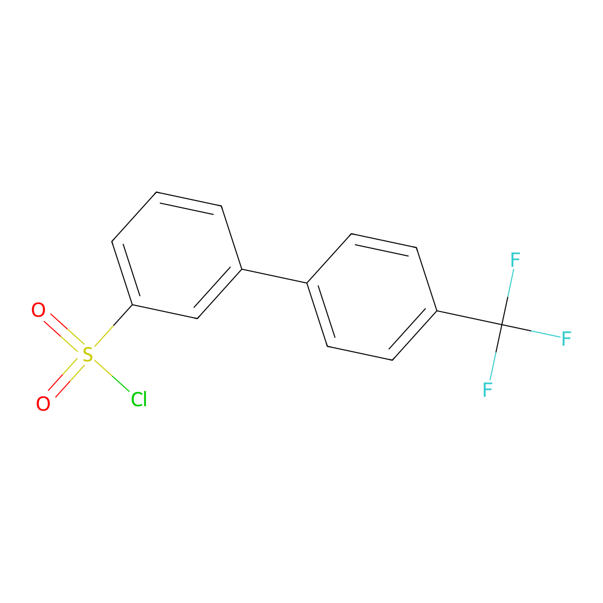 4'-(Trifluoromethyl)-[1,1'-biphenyl]-3-sulfonyl chloride molecular structure, CAS 731779-91-2