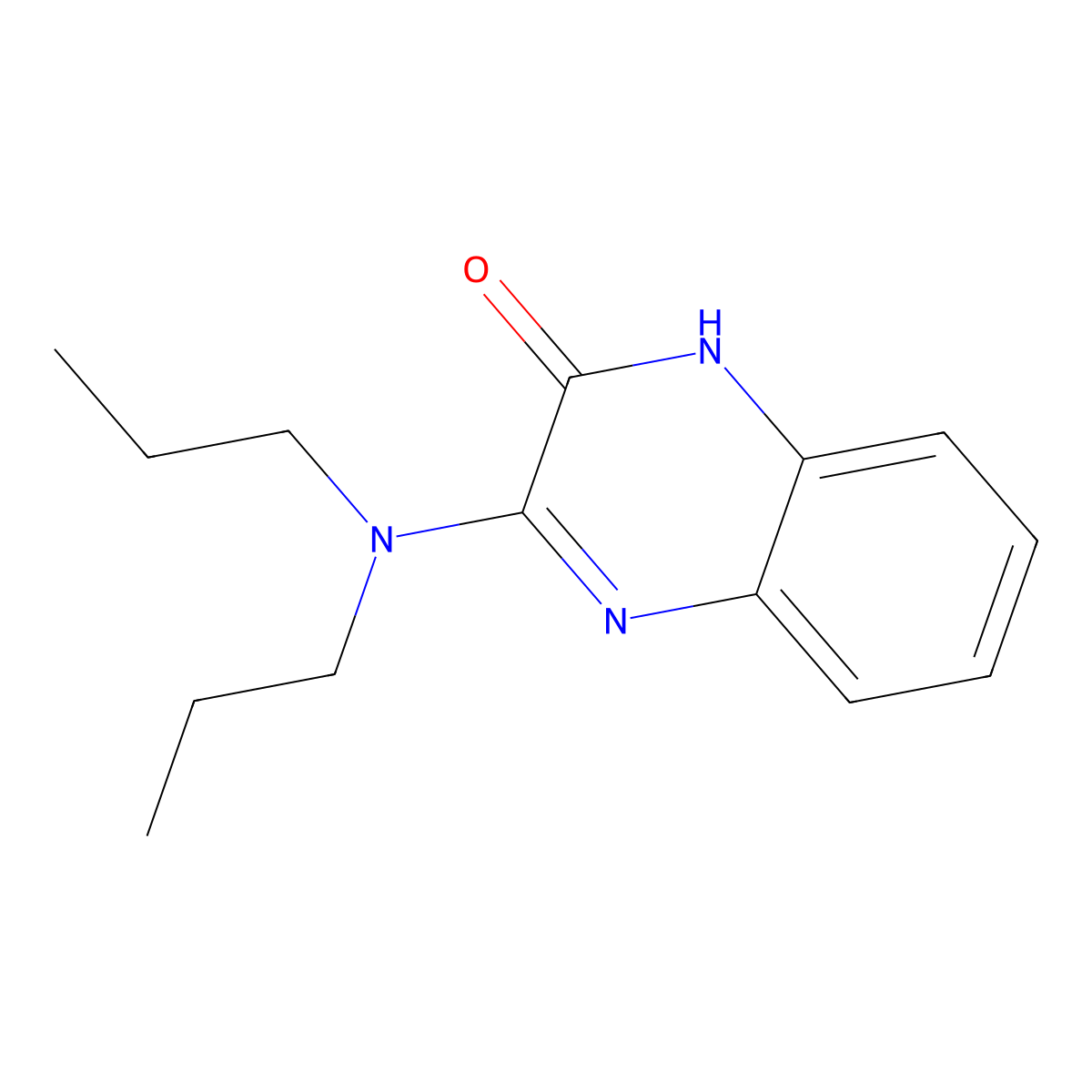3-(Dipropylamino)-1,2-dihydroquinoxalin-2-one molecular structure, CAS 731795-56-5