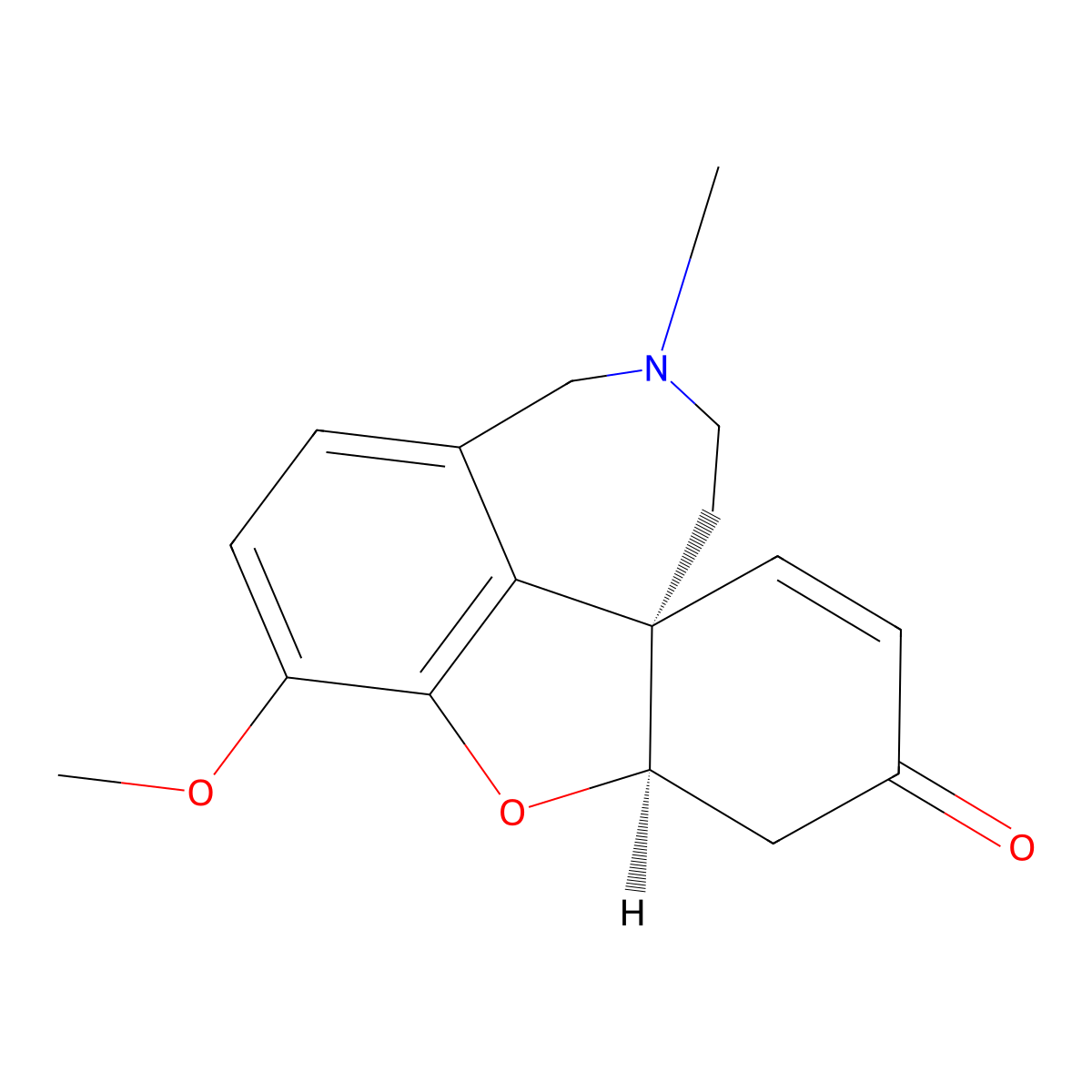 (+)-Narwedine molecular structure, CAS 7318-55-0