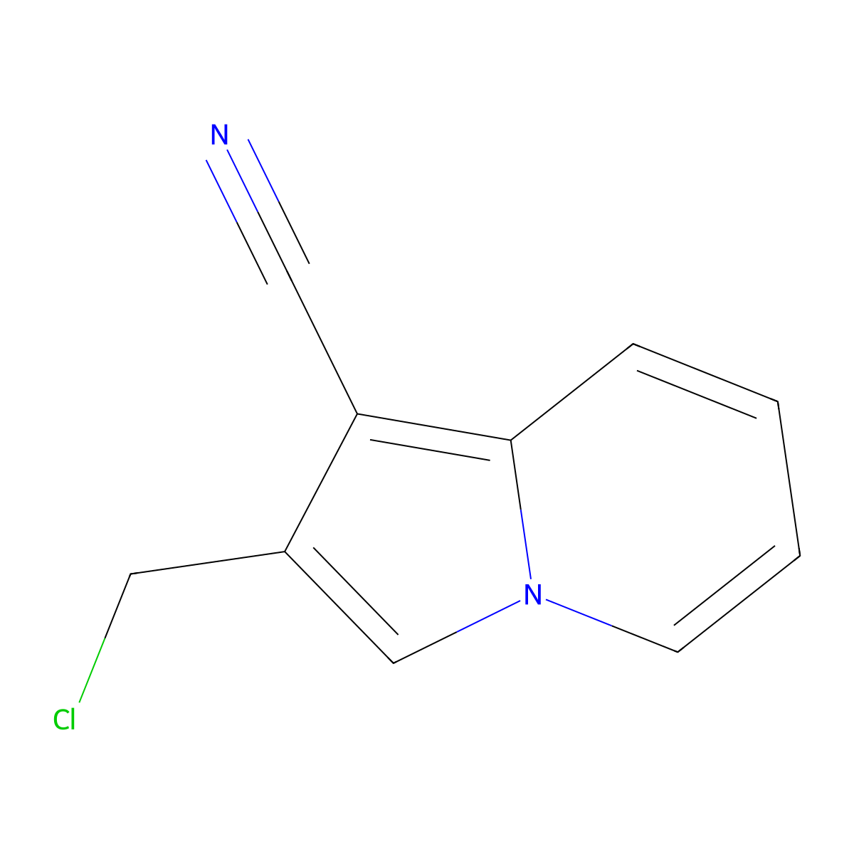 2-(Chloromethyl)indolizine-1-carbonitrile molecular structure, CAS 731821-82-2
