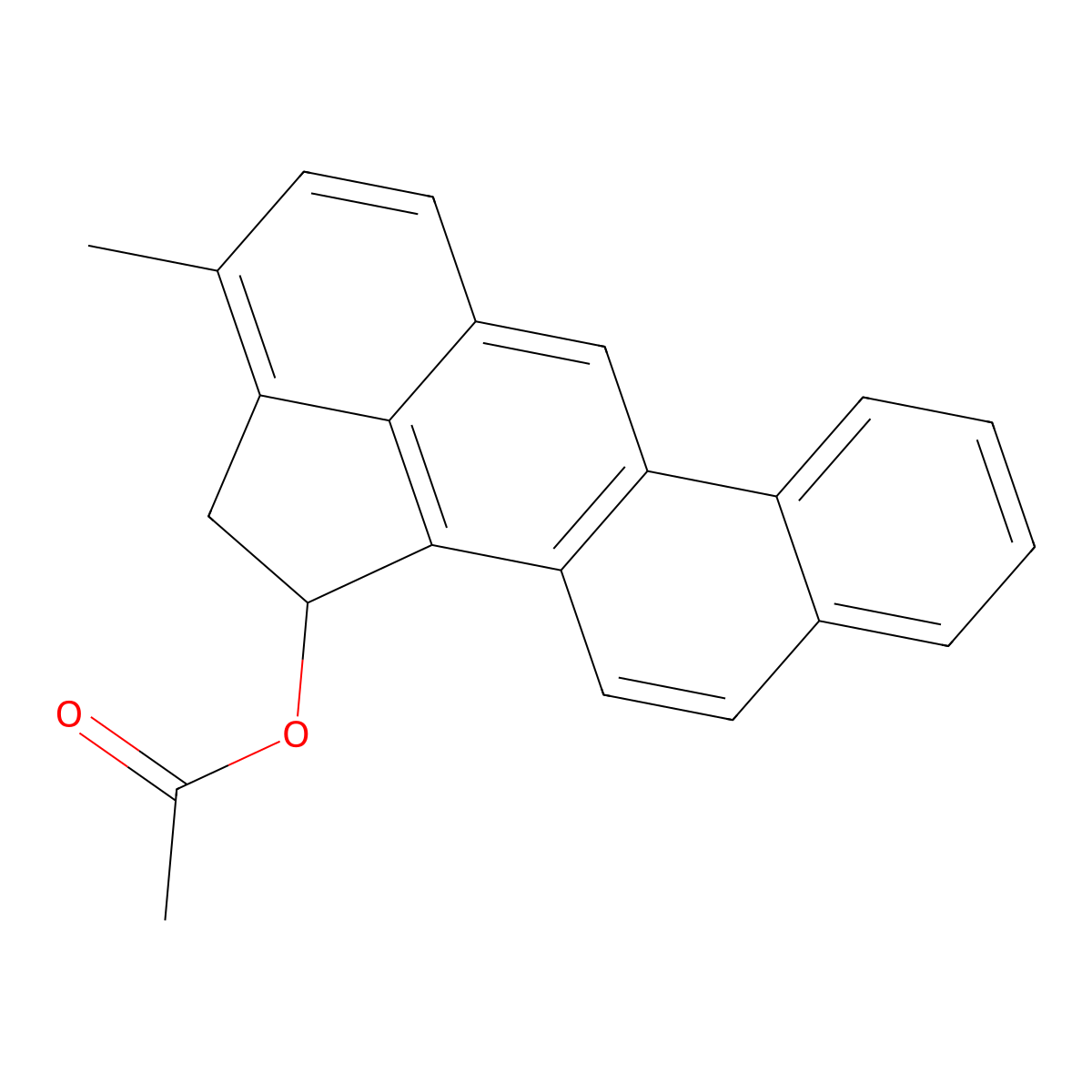 1-Acetoxy-3-methylcholanthrene molecular structure, CAS 7319-59-7