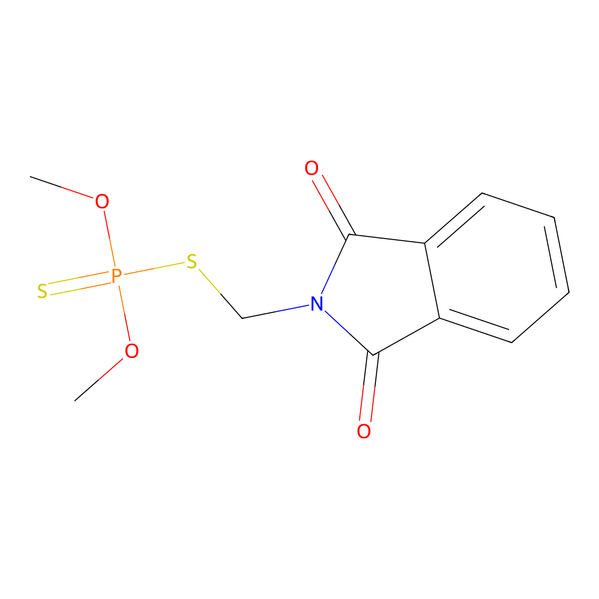 Phosmet molecular structure, CAS 732-11-6