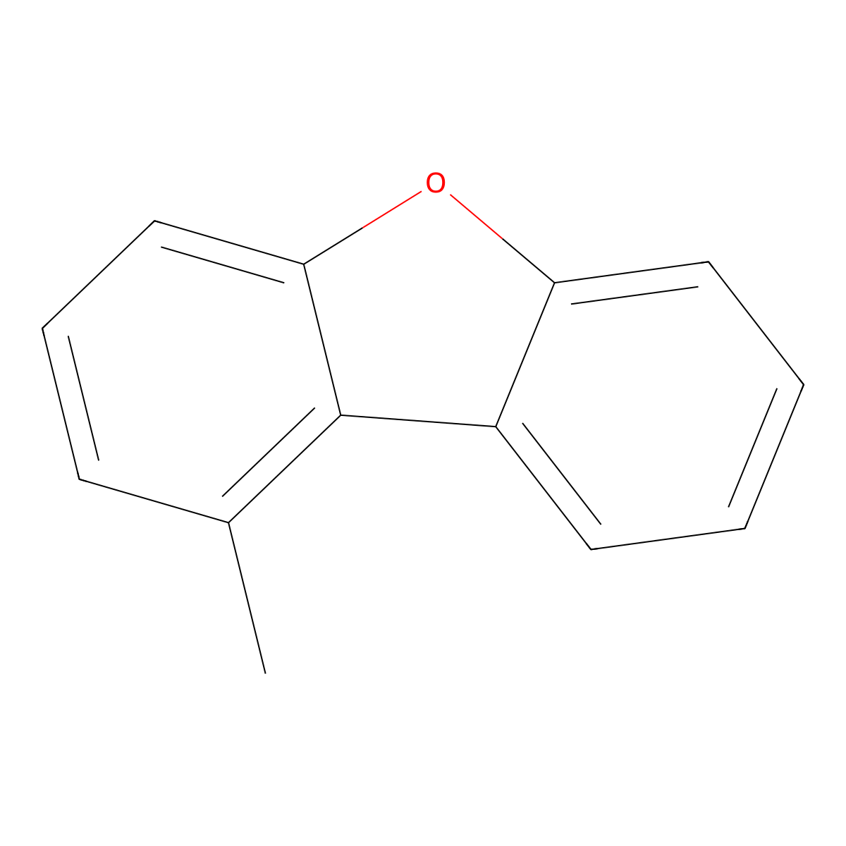 1-Methyldibenzofuran molecular structure, CAS 7320-50-5
