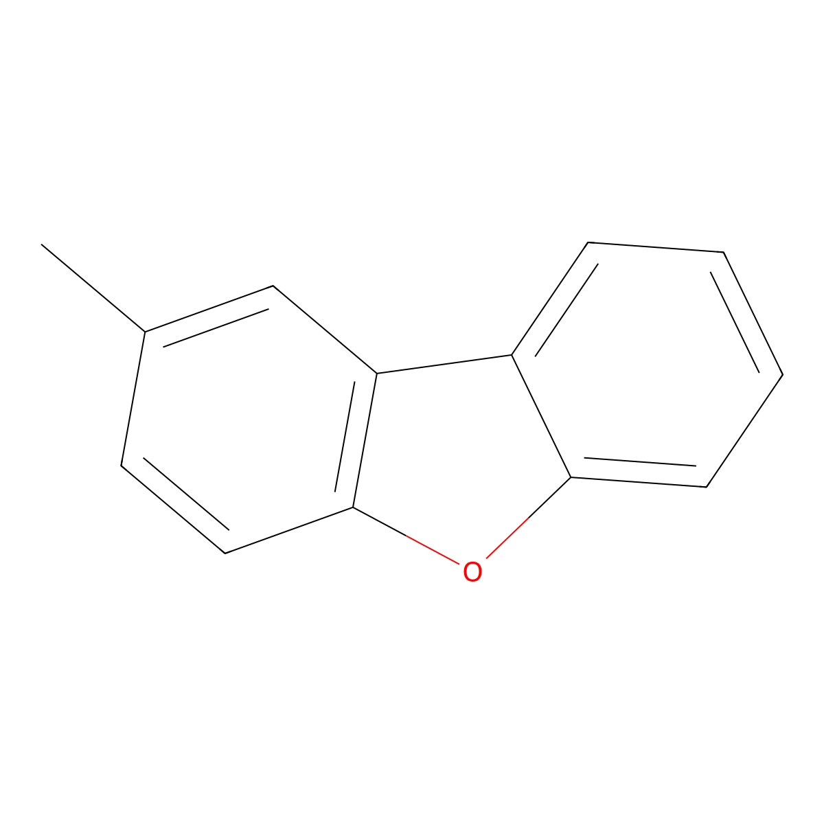 2-Methyldibenzofuran molecular structure, CAS 7320-51-6