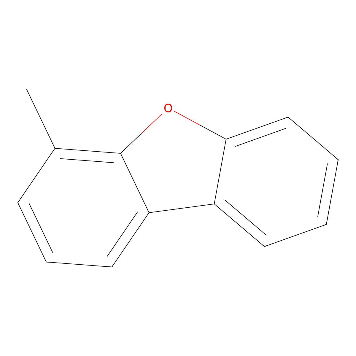 Dibenzofuran, 4-methyl- molecular structure, CAS 7320-53-8