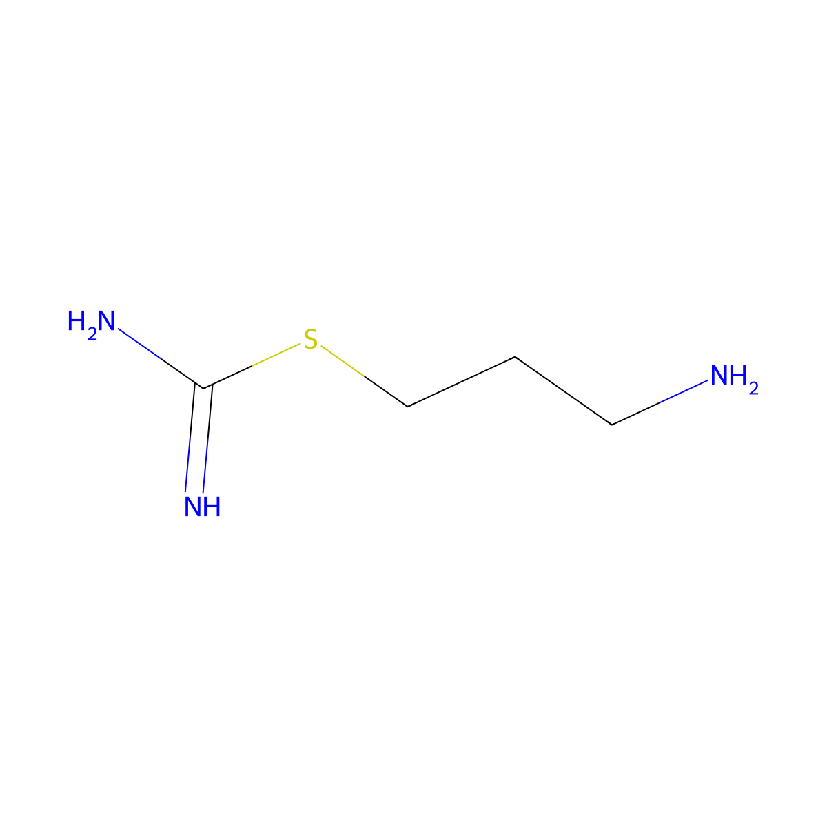 3-Aminopropylisothiuronium molecular structure, CAS 7320-57-2