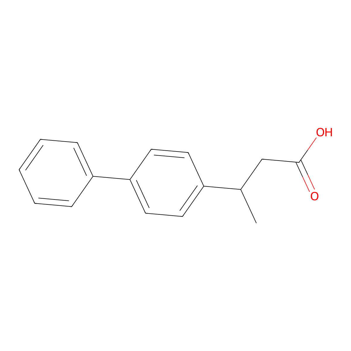3-(4-Phenylphenyl)butanoic acid molecular structure, CAS 7320-82-3
