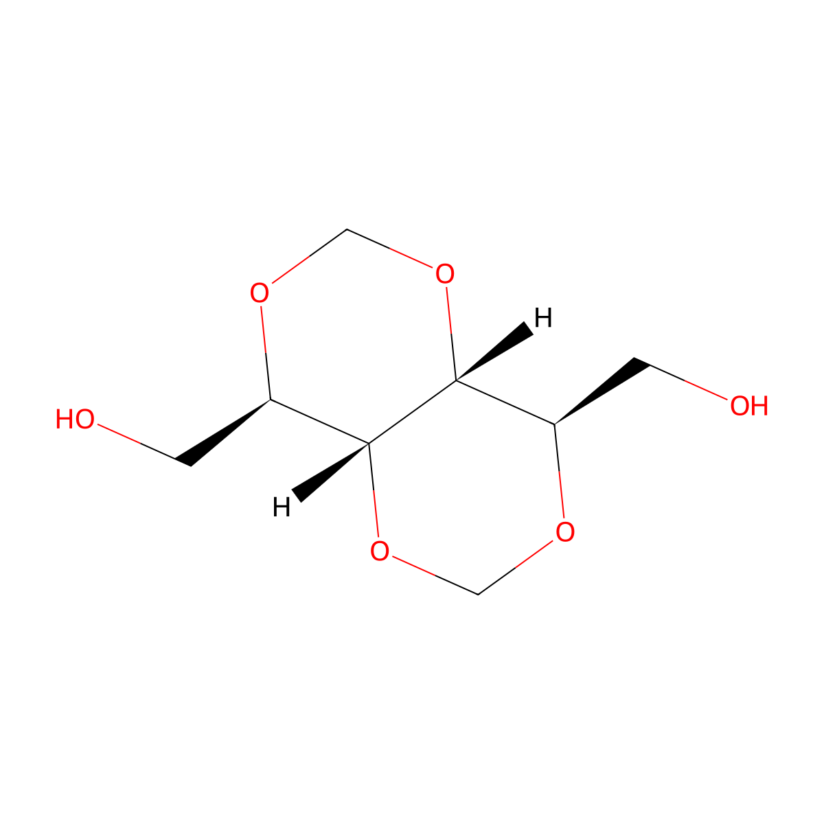[(4R,4aR,8R,8aR)-Tetrahydro-[1,3]dioxino[5,4-d][1,3]dioxine-4,8-diyl]dimethanol molecular structure, CAS 73209-88-8