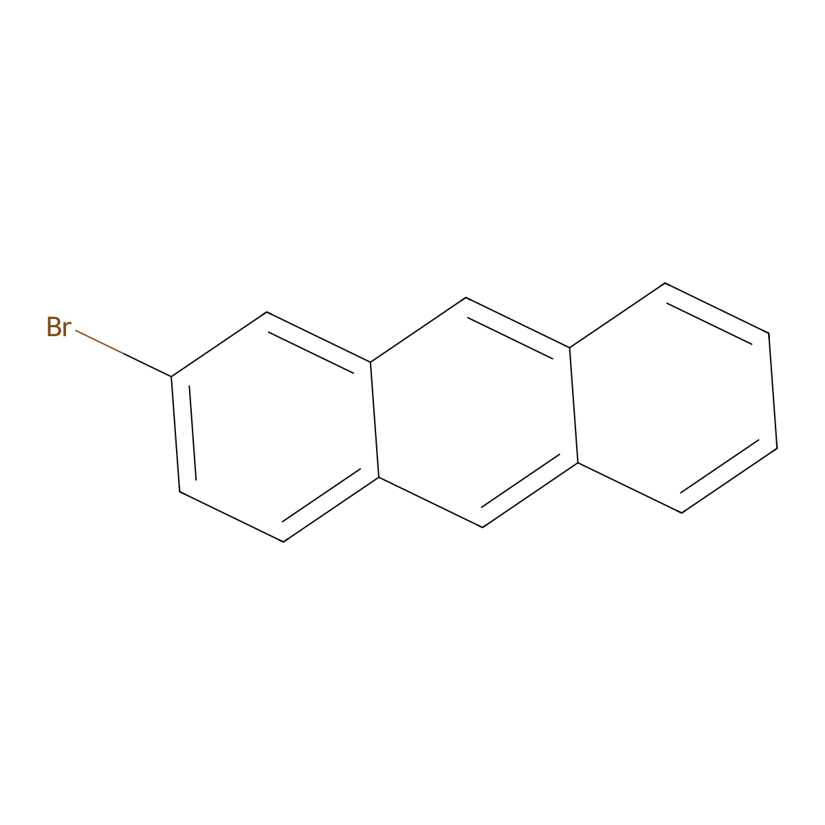2-Bromoanthracene molecular structure, CAS 7321-27-9