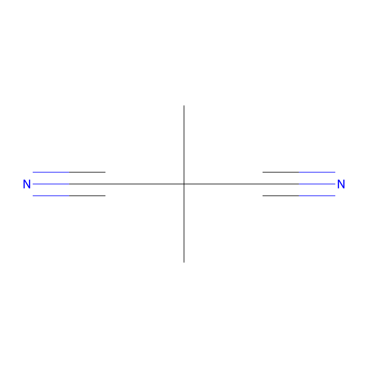 2,2-Dimethylpropanedinitrile molecular structure, CAS 7321-55-3