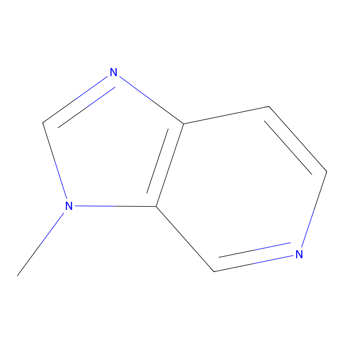 3-methyl-3H-imidazo(4,5-c)pyridine molecular structure, CAS 7322-04-5