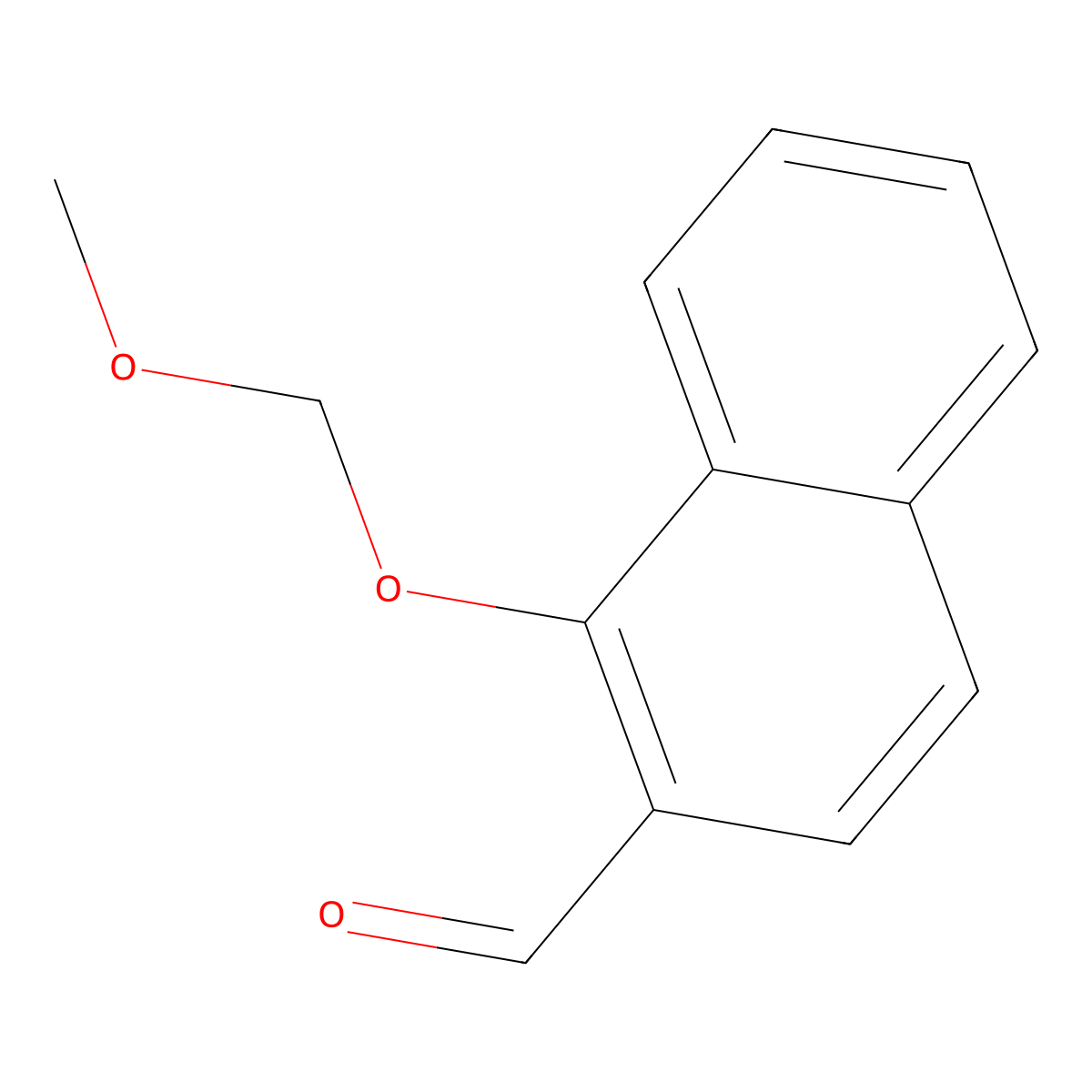 1-Methoxymethoxy-2-naphthaldehyde molecular structure, CAS 73220-21-0