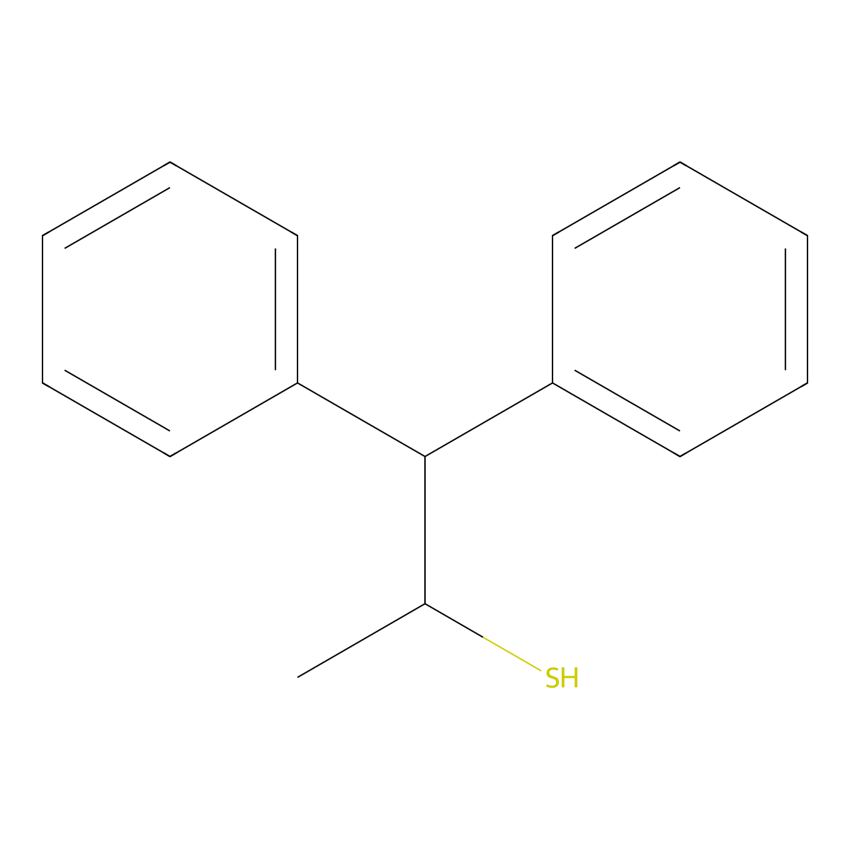 1,1-Diphenylpropane-2-thiol molecular structure, CAS 732207-31-7