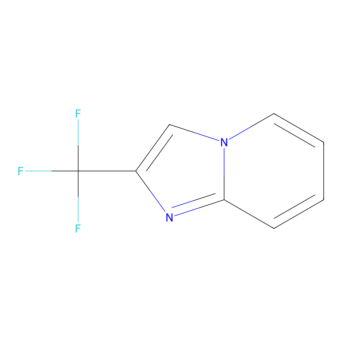 2-(Trifluoromethyl)imidazo[1,2-a]pyridine molecular structure, CAS 73221-12-2