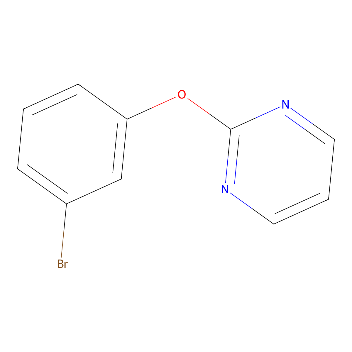 2-(3-Bromophenoxy)pyrimidine molecular structure, CAS 73221-65-5
