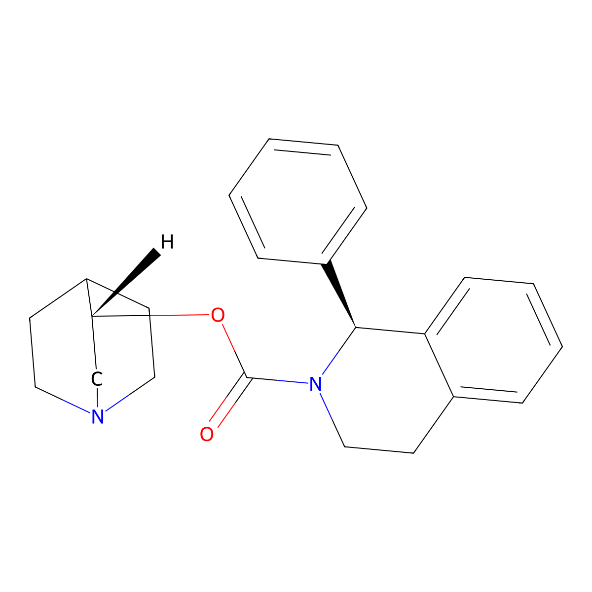 (1S,3'S)-Solifenacin molecular structure, CAS 732228-02-3