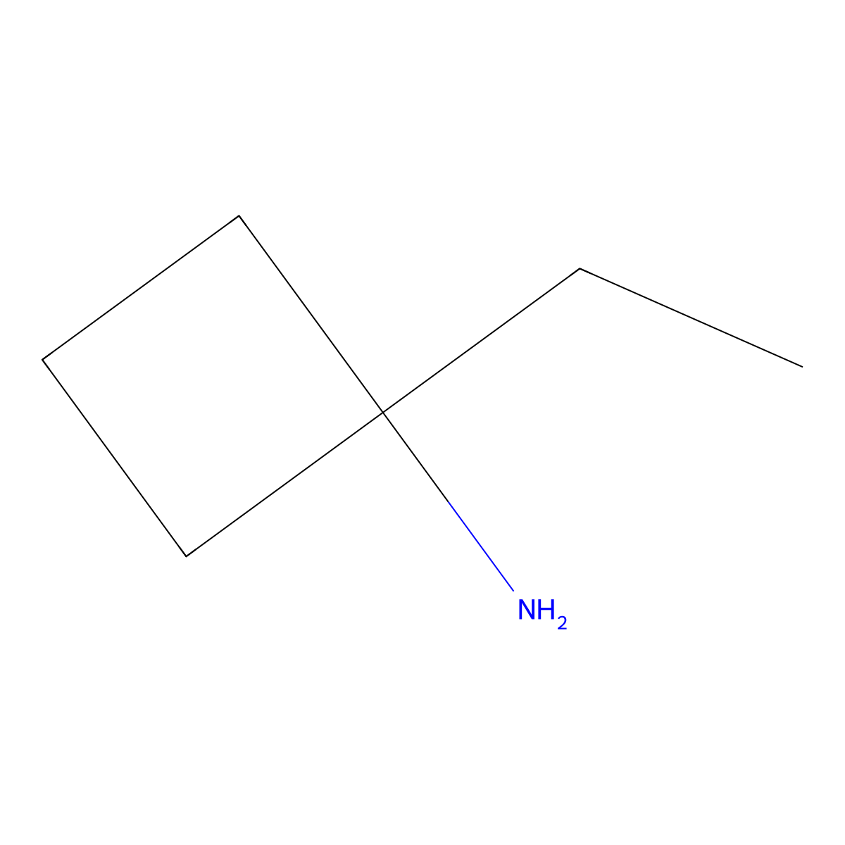 1-Ethylcyclobutan-1-amine molecular structure, CAS 732235-62-0