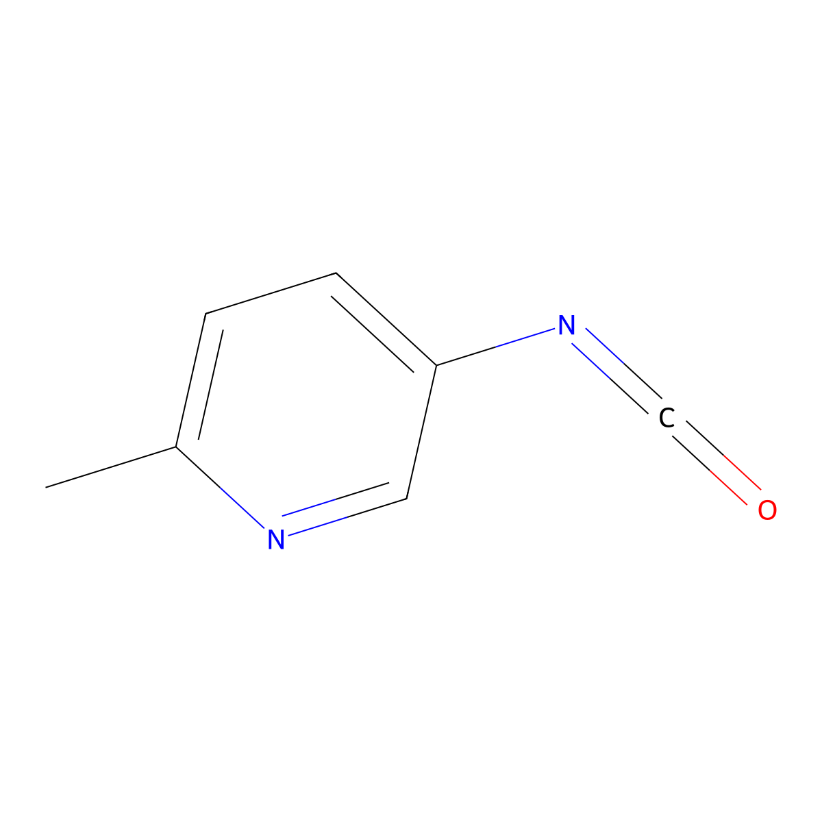 5-Isocyanato-2-methylpyridine molecular structure, CAS 732245-99-7