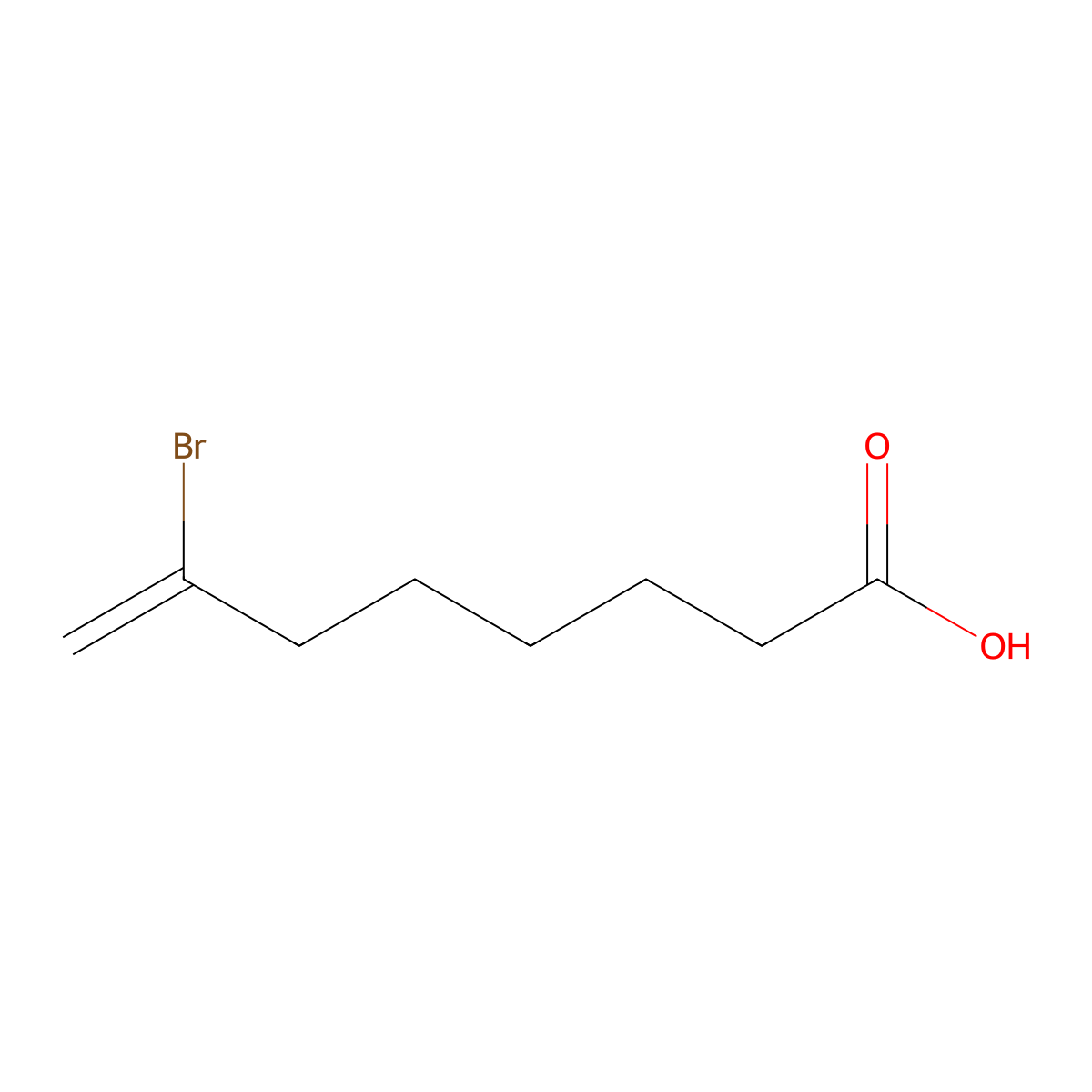 7-Bromo-7-octenoic acid molecular structure, CAS 732248-52-1