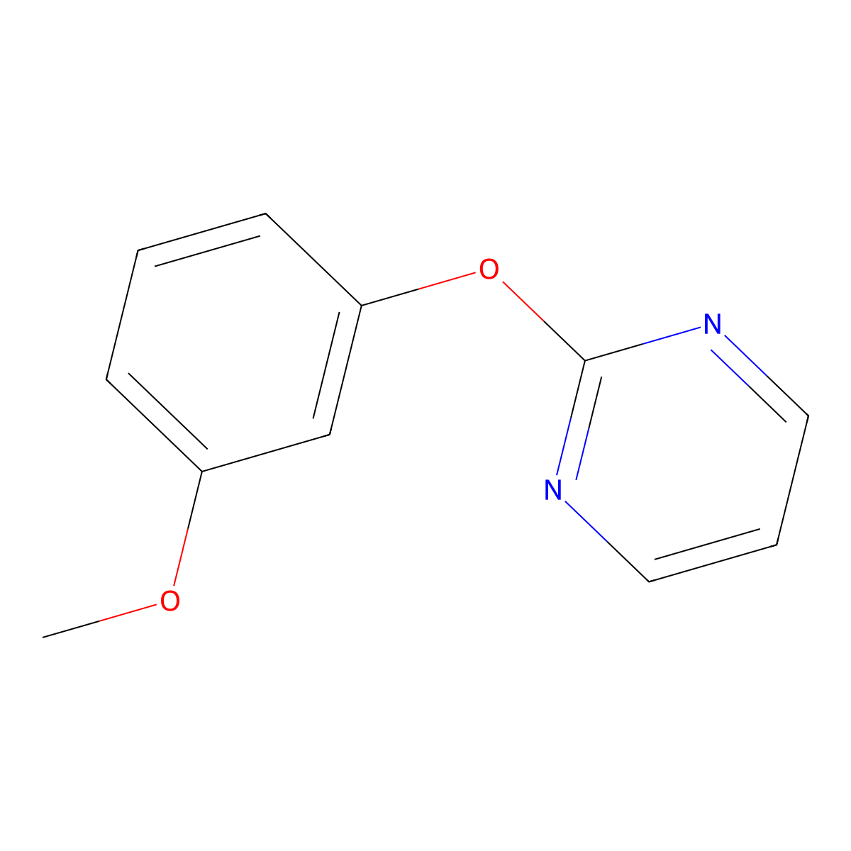 2-(3-Methoxyphenoxy)pyrimidine molecular structure, CAS 73226-22-9