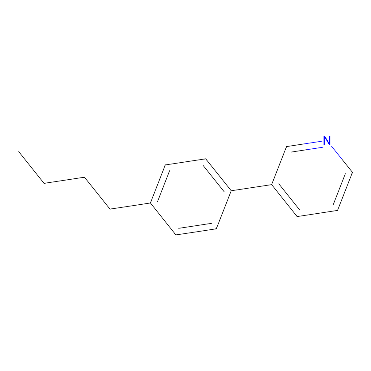 3-(4-Butylphenyl)pyridine molecular structure, CAS 732276-73-2