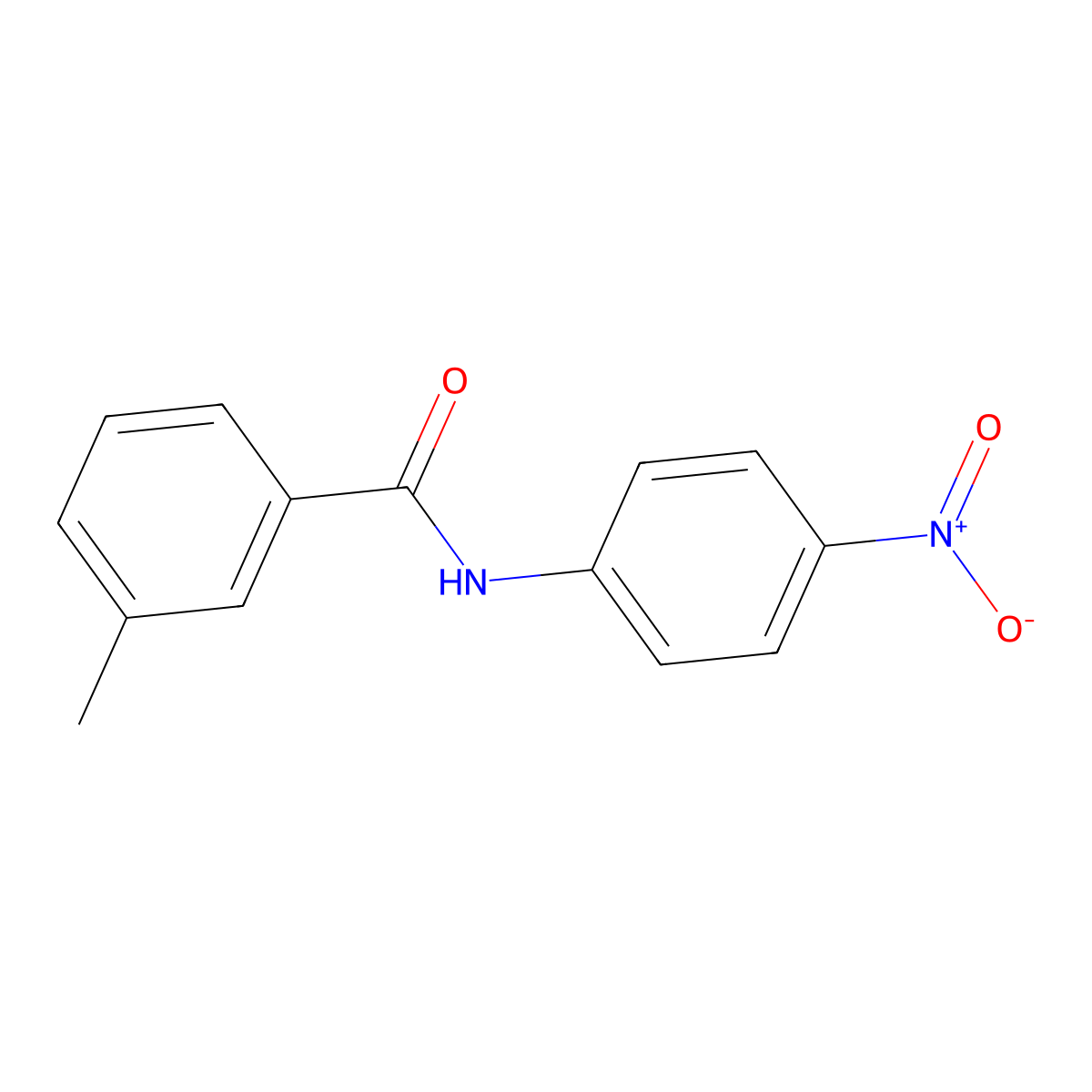 3-Methyl-4'-nitrobenzanilide molecular structure, CAS 73230-98-5